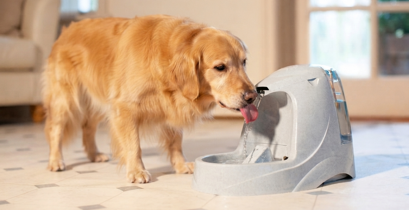 Fontaine à eau pour chien